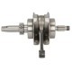 Arbore cotit INPARTS Crankshaft 4T CHIŃSKI Skuter Moped Motorower ATV Filet M16mm Rulment 63/28/P5 Pivot 15mm Dinti 22 Orificii 19 Cursa 105mm Contragreutăți 111mm