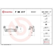 Set montaj etriere frana BREMBO