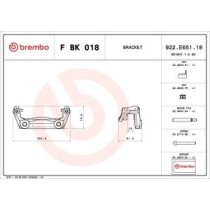 Set montaj etriere frana BREMBO