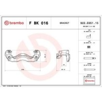 Set montaj etriere frana BREMBO