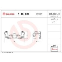 Set montaj etriere frana BREMBO