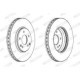 Disc frana FERODO set 2 buc. fata dreapta/stanga 300 mm 46.5 mm 28 mm pentru MERCEDES C (CL203) CLK (A208)