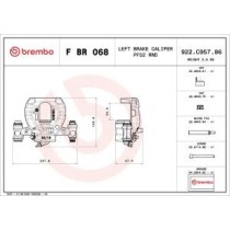 Etrier frana BREMBO