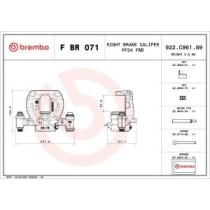 Etrier frana BREMBO