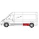 Aripa interioara BLIC reparatie spate stanga pentru CITROEN JUMPER FIAT DUCATO PEUGEOT BOXER 04.06-08.14 cu gaura pentru lumina de semnalizare