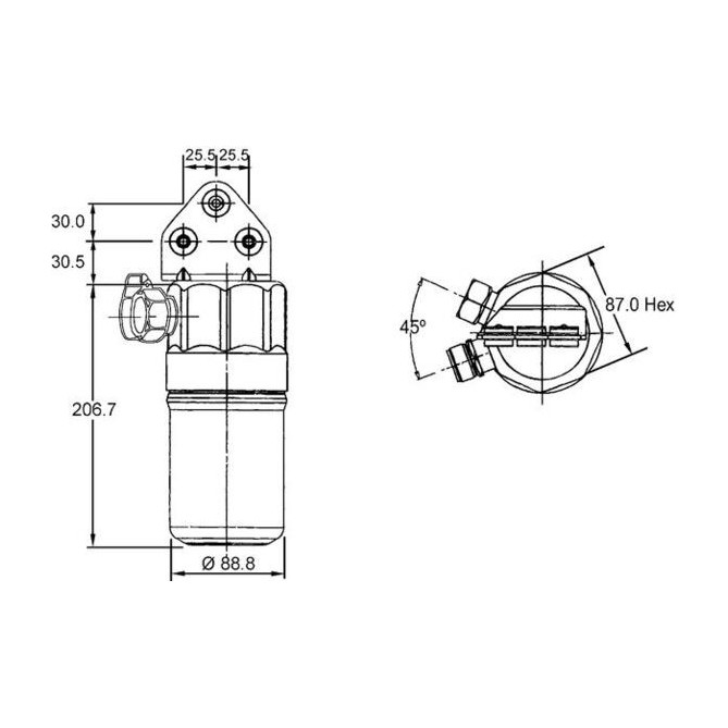 Uscator,aer conditionat MAHLE