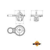 Termostat,lichid racire NRF