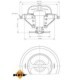 Termostat sistem racire 80°C BMW 3 E21 E30 5 E12 E28 E34 6 E24 2.0-3.5 03.72-06.93 cu inel etansare