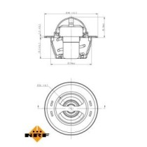 Termostat,lichid racire NRF