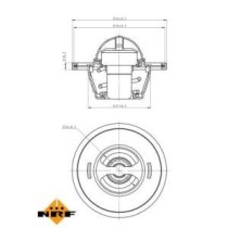 Termostat,lichid racire NRF