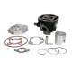 Cilindru motor INPARTS 2T cu cap APRILIA RALLY SR MALAGUTI F12 F12R F15 YAMAHA CS YQ 50 1994-2015 87mm 50.5mm 47mm fonta racire lichid