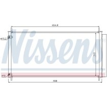 Condensator, climatizare NISSENS