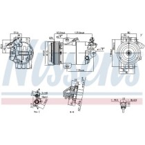 Compresor, climatizare NISSENS
