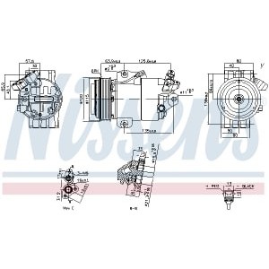 Compresor, climatizare NISSENS