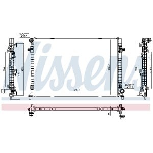 Radiator, racire motor NISSENS