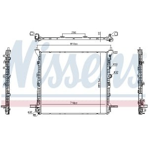 Radiator, racire motor NISSENS