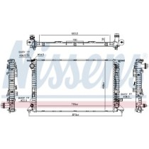 Radiator, racire motor NISSENS