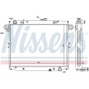 Radiator, racire motor NISSENS