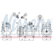 Compresor, climatizare NISSENS