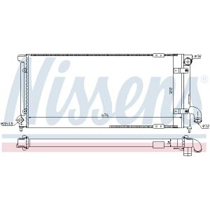 Radiator, racire motor NISSENS