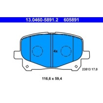 Set placute frana,frana disc ATE