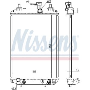 Radiator, racire motor NISSENS