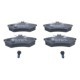 Set placute frana fata ATE cu suruburi de ghidare etrier, SEAT CORDOBA, IBIZA II, TOLEDO I, VW GOLF II, GOLF III, PASSAT B2