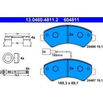 Set placute frana,frana disc ATE