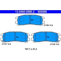 Set placute frana,frana disc ATE