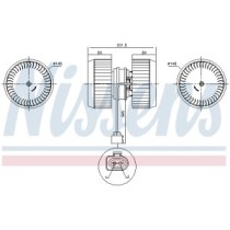 Ventilator, habitaclu NISSENS