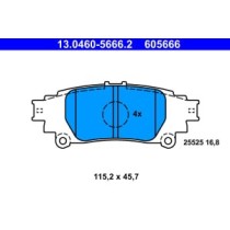 Set placute frana,frana disc ATE