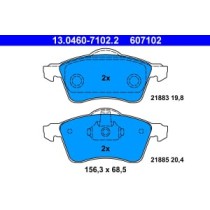 Set placute frana,frana disc ATE