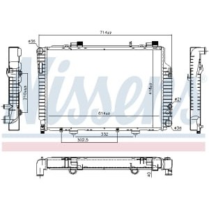 Radiator, racire motor NISSENS