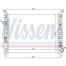 Radiator, racire motor NISSENS