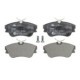 Set placute frana fata ATE cu suruburi de ghidare etrier VW TRANSPORTER T4 1.9D-2.8 07.90-06.03 dimensiuni 65.2mm x 129.9mm x 19.2mm