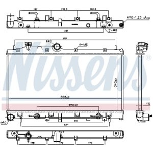 Radiator, racire motor NISSENS