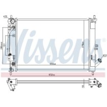 Radiator, racire motor NISSENS