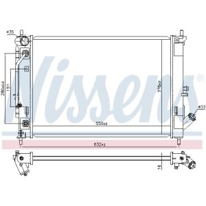 Radiator, racire motor NISSENS