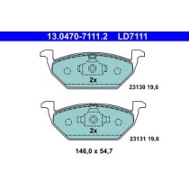 Set placute frana,frana disc ATE