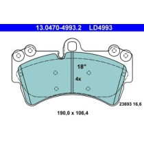 Set placute frana,frana disc ATE