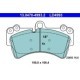 Set placute frana ceramica fata AUDI Q7 PORSCHE CAYENNE VW TOUAREG 106.4 mm x 190.0 mm x 16.6 mm