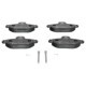 Set placute frana fata ATE pentru FIAT PANDA, PUNTO, SEICENTO, FORD KA, dimensiuni 55.5 mm x 114.8 mm x 17.0 mm