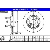 Disc frana ATE