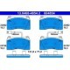 Set placute frana fata ATE pentru ALFA ROMEO GIULIETTA 1.4-2.0D 04.10-12.20, inaltime 77.2mm, latime 131.8mm, grosime 16.3mm