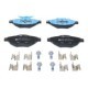 Set placute frana fata ceramica ATE pentru DS DS 3, CITROEN C3, C4 CACTUS, OPEL CORSA F, dimensiuni 59.2mm x 136.8mm x 18.0mm