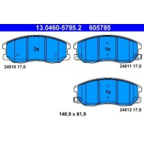 Set placute frana,frana disc ATE