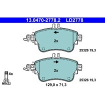 Set placute frana,frana disc ATE