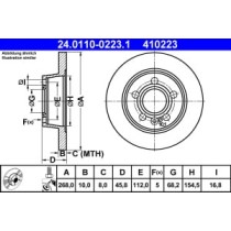 Disc frana ATE