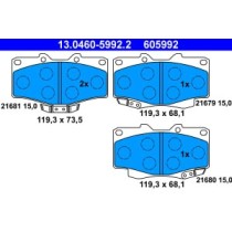 Set placute frana,frana disc ATE