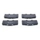 Set placute frana fata ATE TOYOTA 4 RUNNER II III HILUX V VI LAND CRUISER 90 2.4-4.2D 11.84 dimensiuni 68.1x119.3x15.0 mm